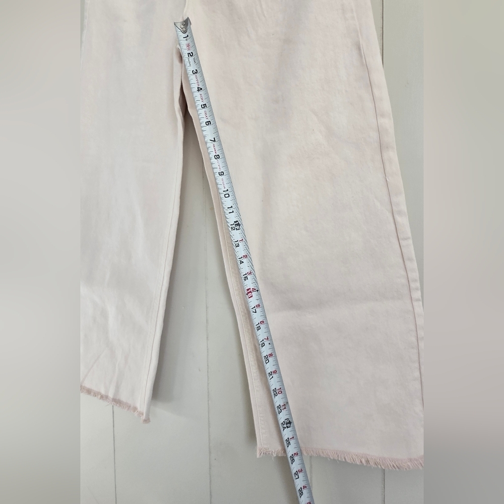 H&M Soft Pink Straight Leg Jeans-Size 8 - Picture 7 of 8